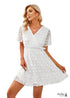 Aurora Boho Mini Dress Blue